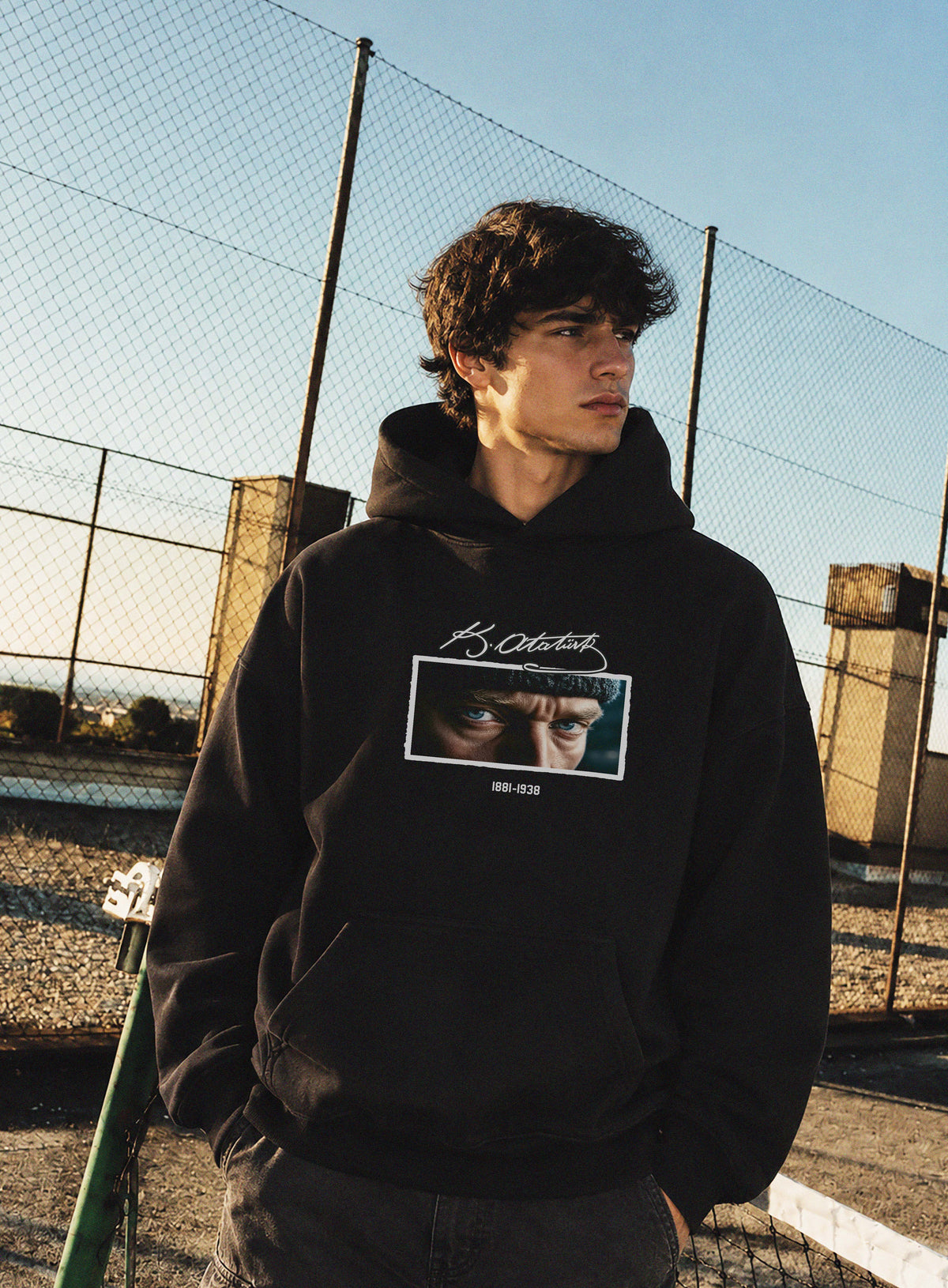 Atatürk Oversized Hoodie