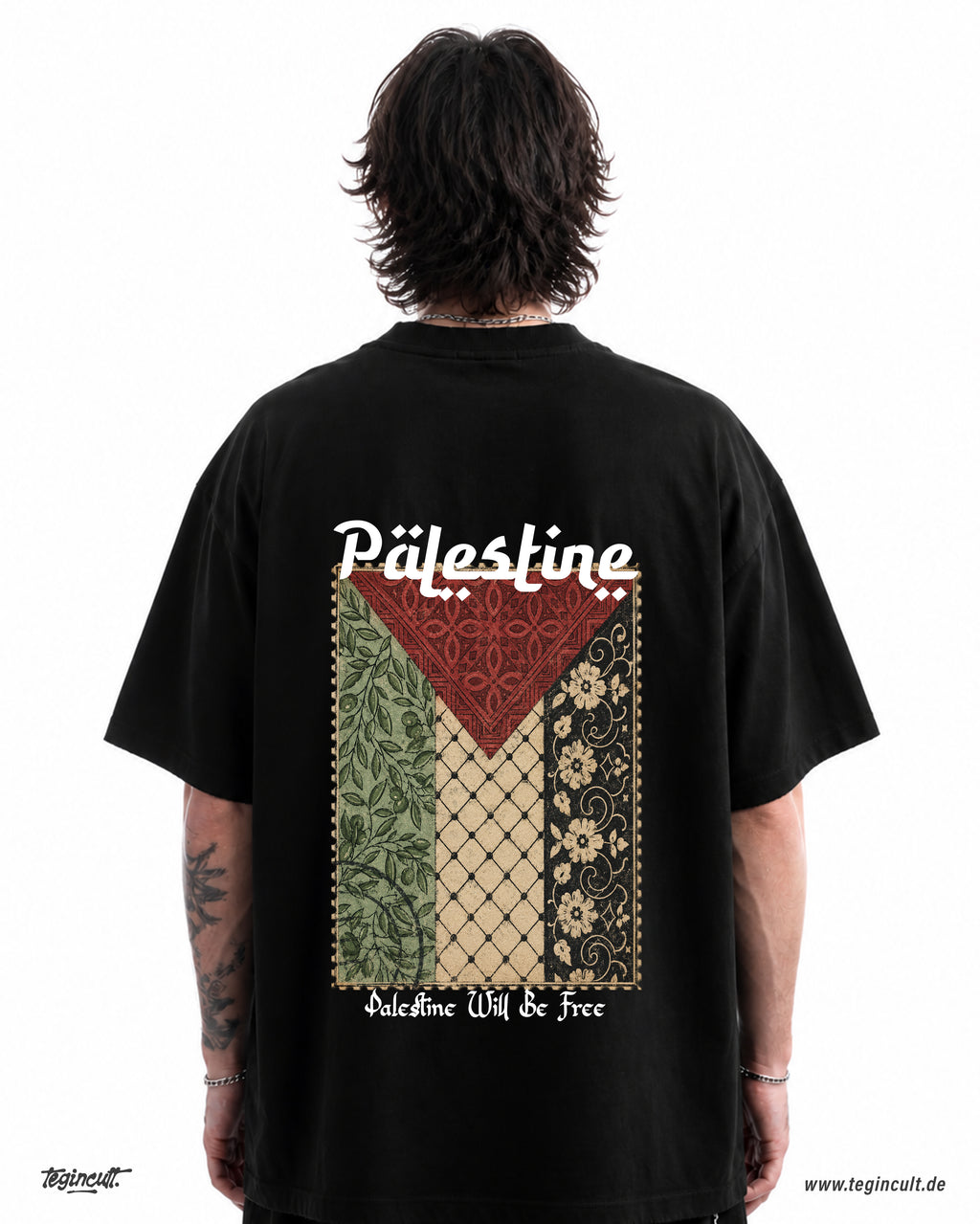 Palestine Oversized Shirt