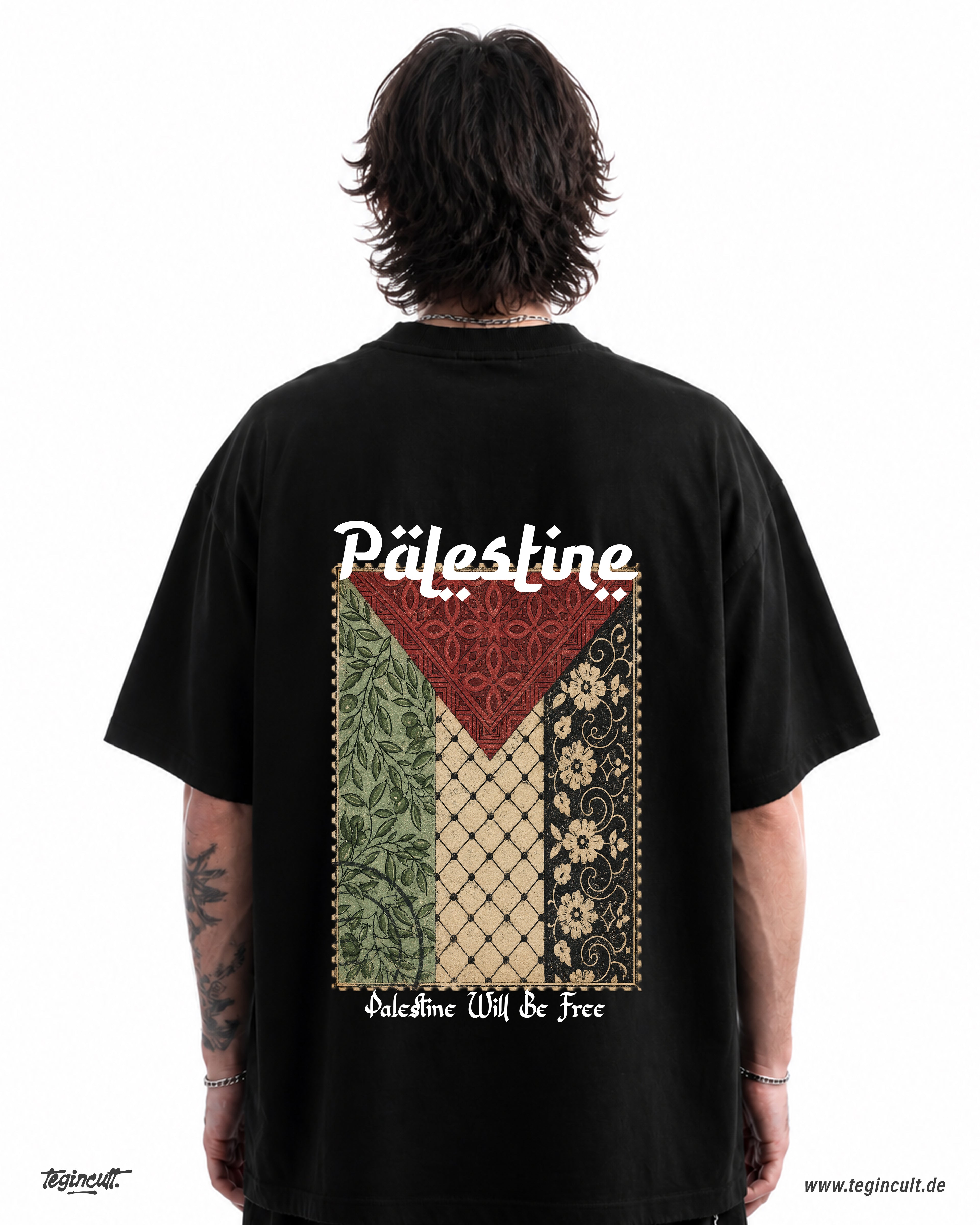 Palestine Oversized Shirt