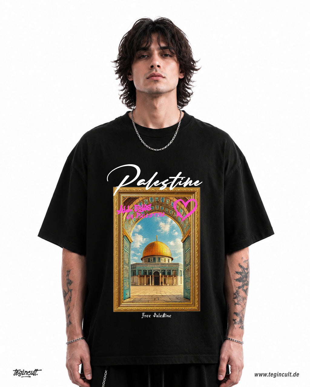 Palestine Oversized Shirt