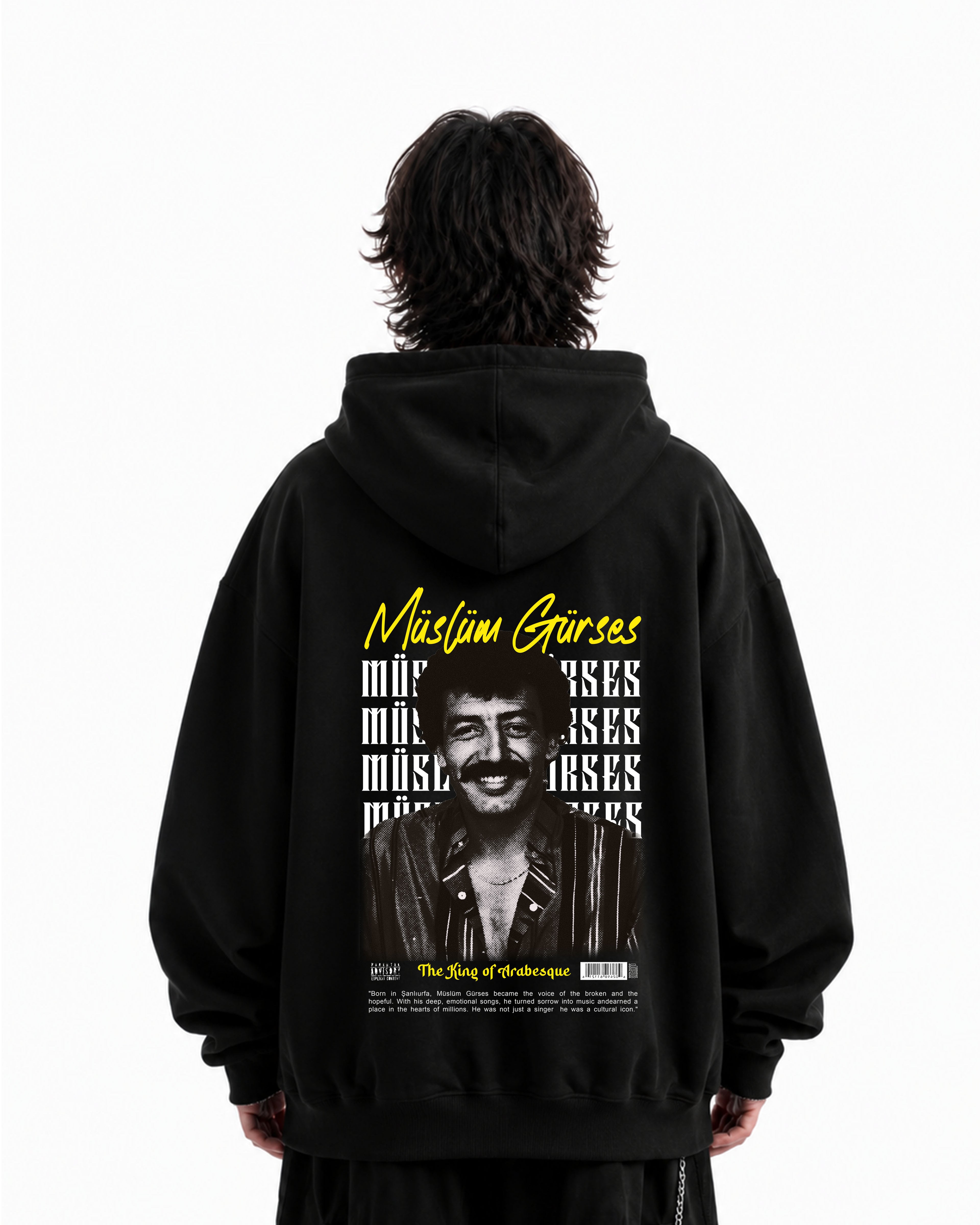 Müslüm Gürses Oversized Hoodie