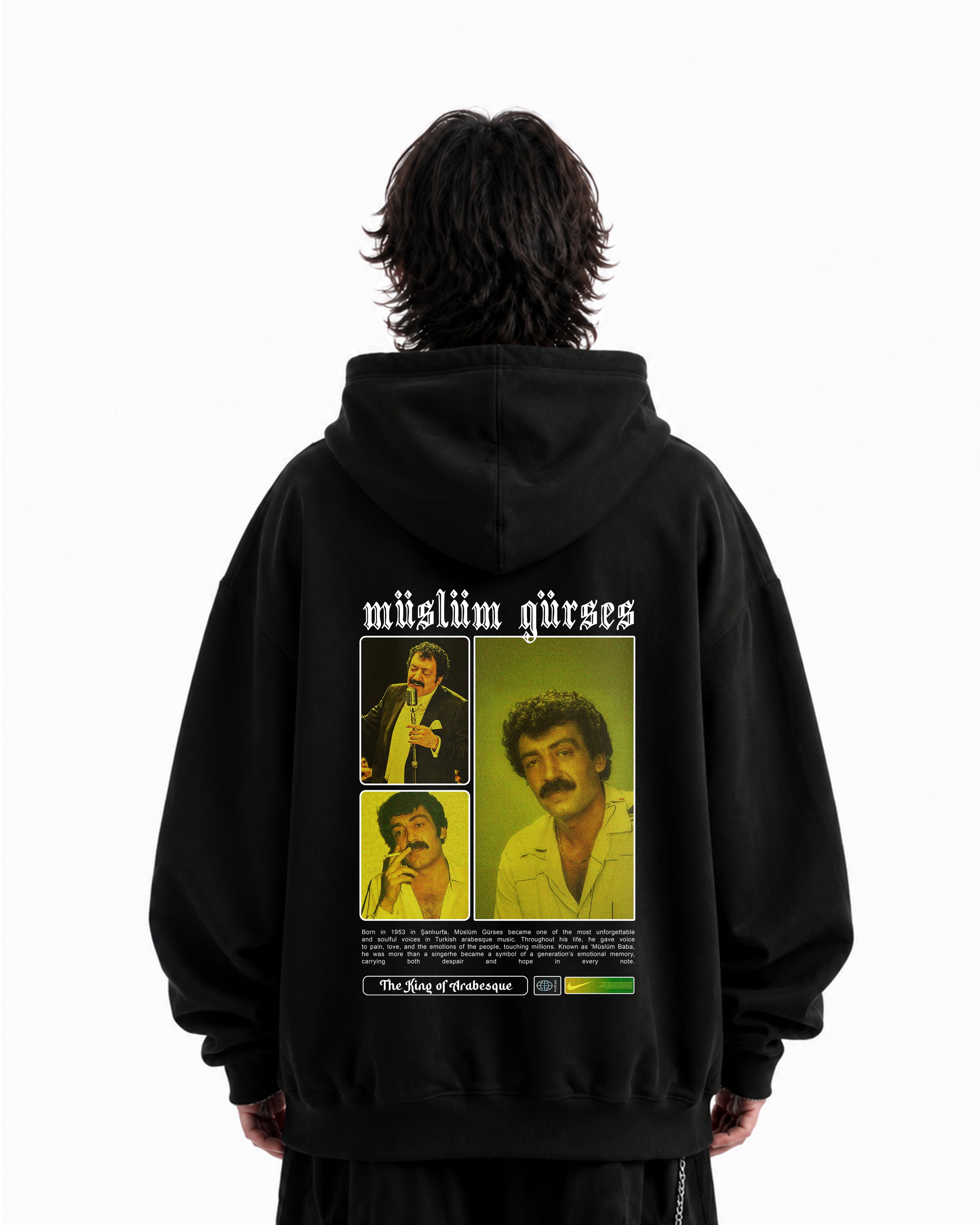 Müslüm Gürses Oversized Hoodie