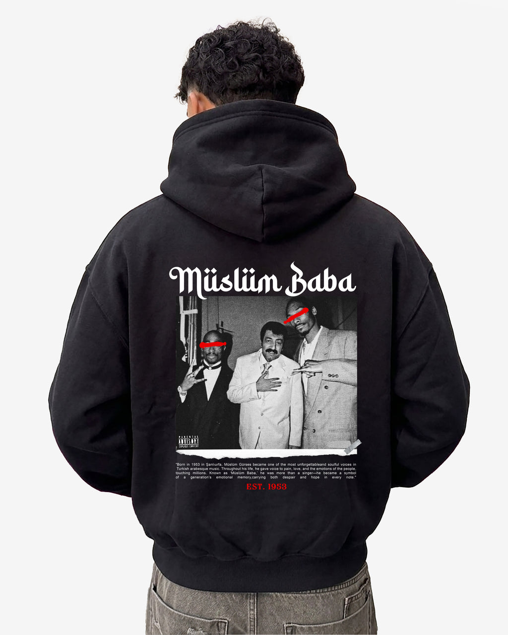 Müslüm Baba Oversized Hoodie